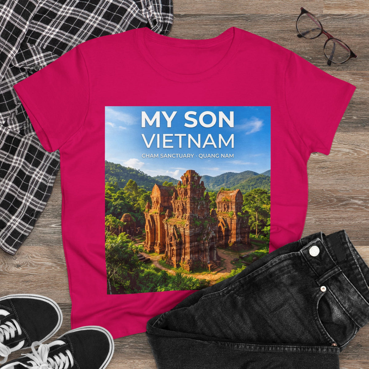 My Son Vietnam Travel Tee — My Son Sanctuary Photo T‑Shirt