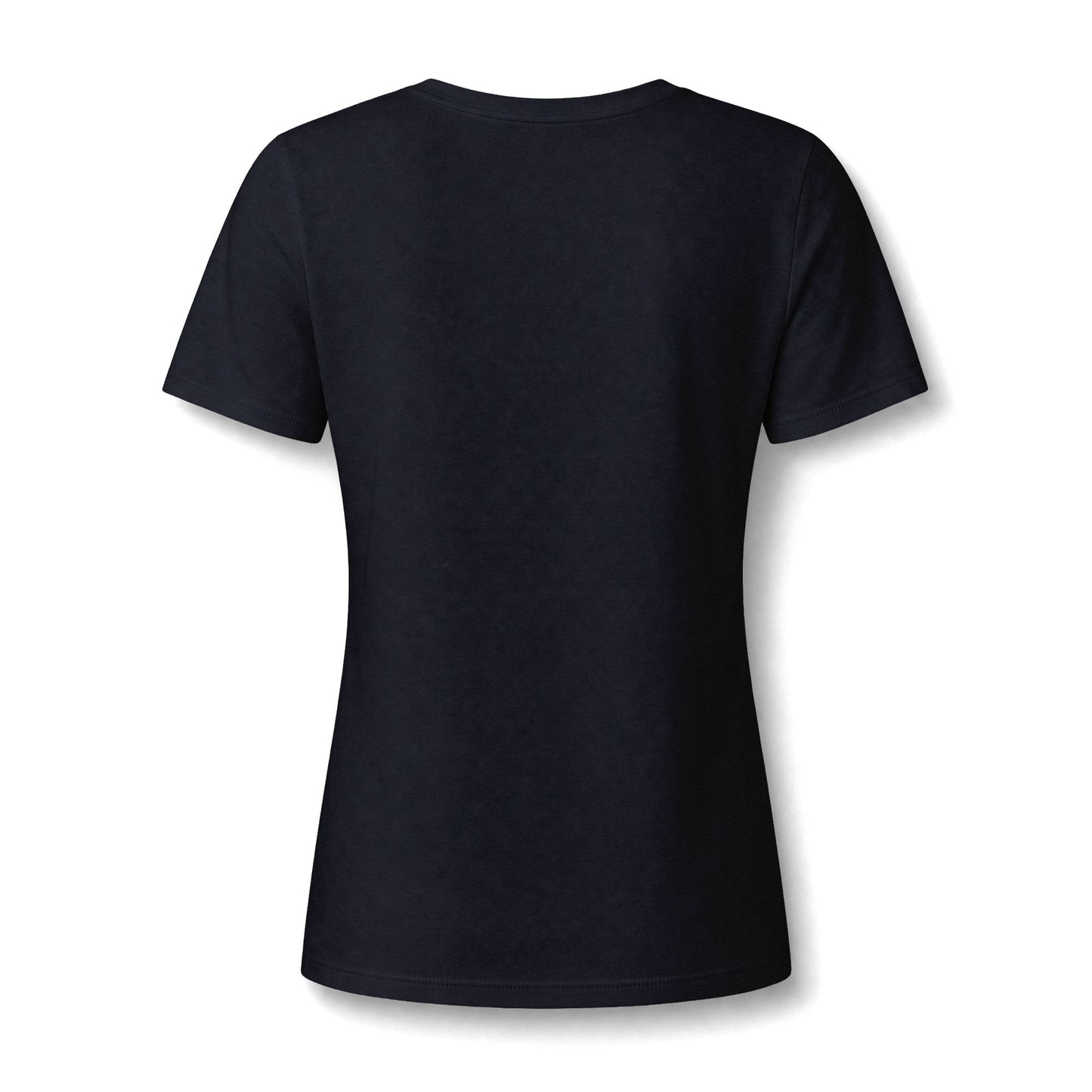 Women's Cat Mama V-Neck Tee — Cute Mom Cat and Kittens Graphic