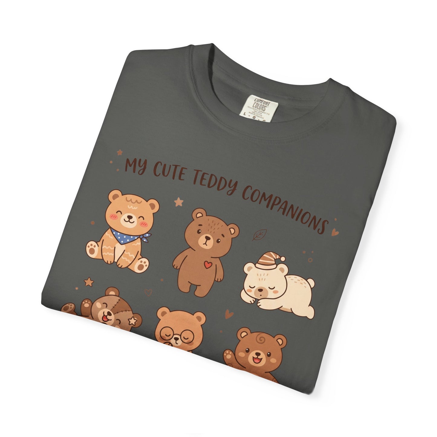 T-Shirt — Cute Teddy Companions Graphic Tee ("My Cute Teddy Companions — Little Warm & Cozy Friends")