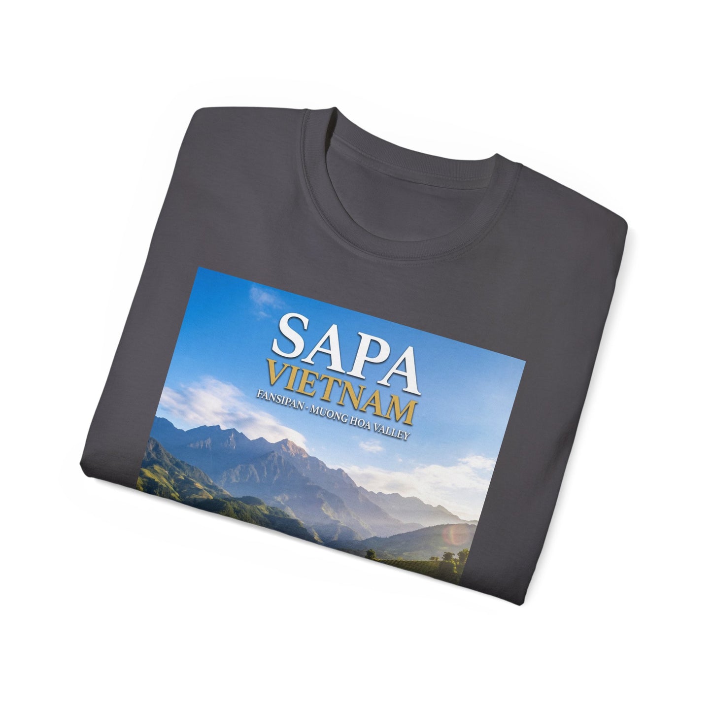 Sapa Vietnam Scenic Tee — Terraced Rice Field Travel T‑Shirt