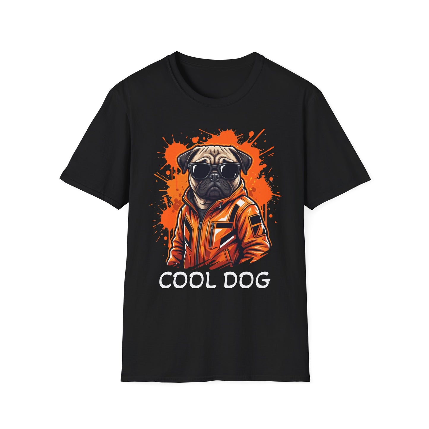 Cool Dog Pug T‑Shirt — Sunglasses Pug Graphic Tee