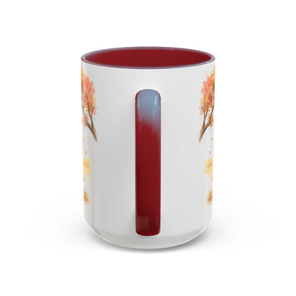 Autumn Couple Under Tree Coffee Mug