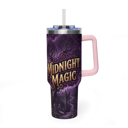 40oz Halloween Haunted Castle Thermal Tumbler