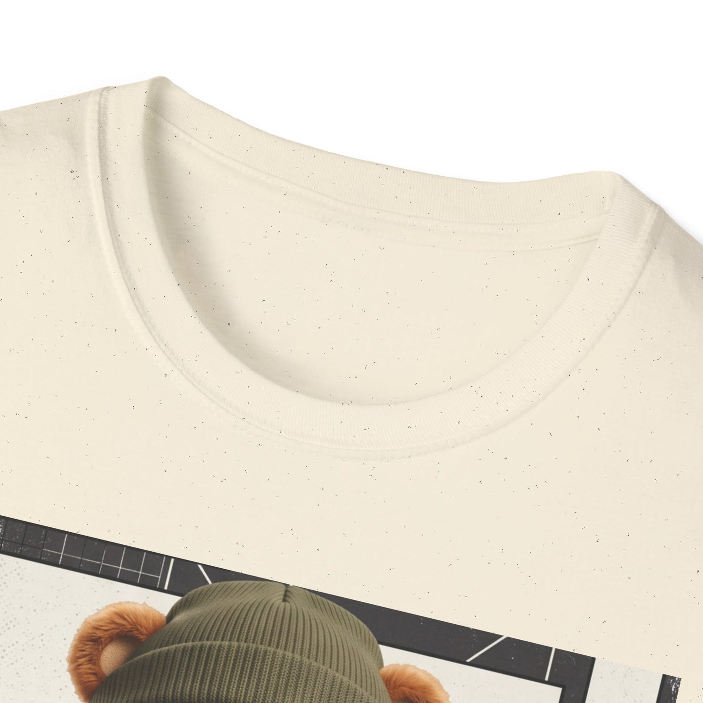 Teddy Bear Graphic T-Shirt — Streetwear Teddy in Beanie & Hoodie