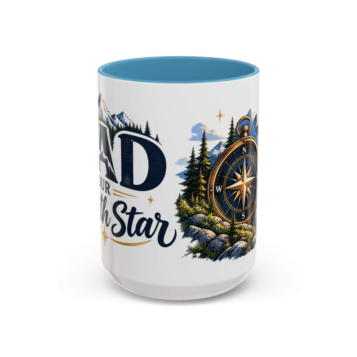Adventure Compass Mountain Coffee Mug