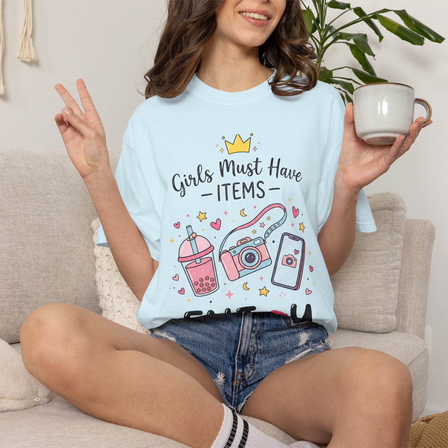 Girls Must Have Items "Enjoy" Graphic T-Shirt