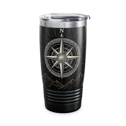 20oz Black and Gold “Dad” Ringneck Tumbler