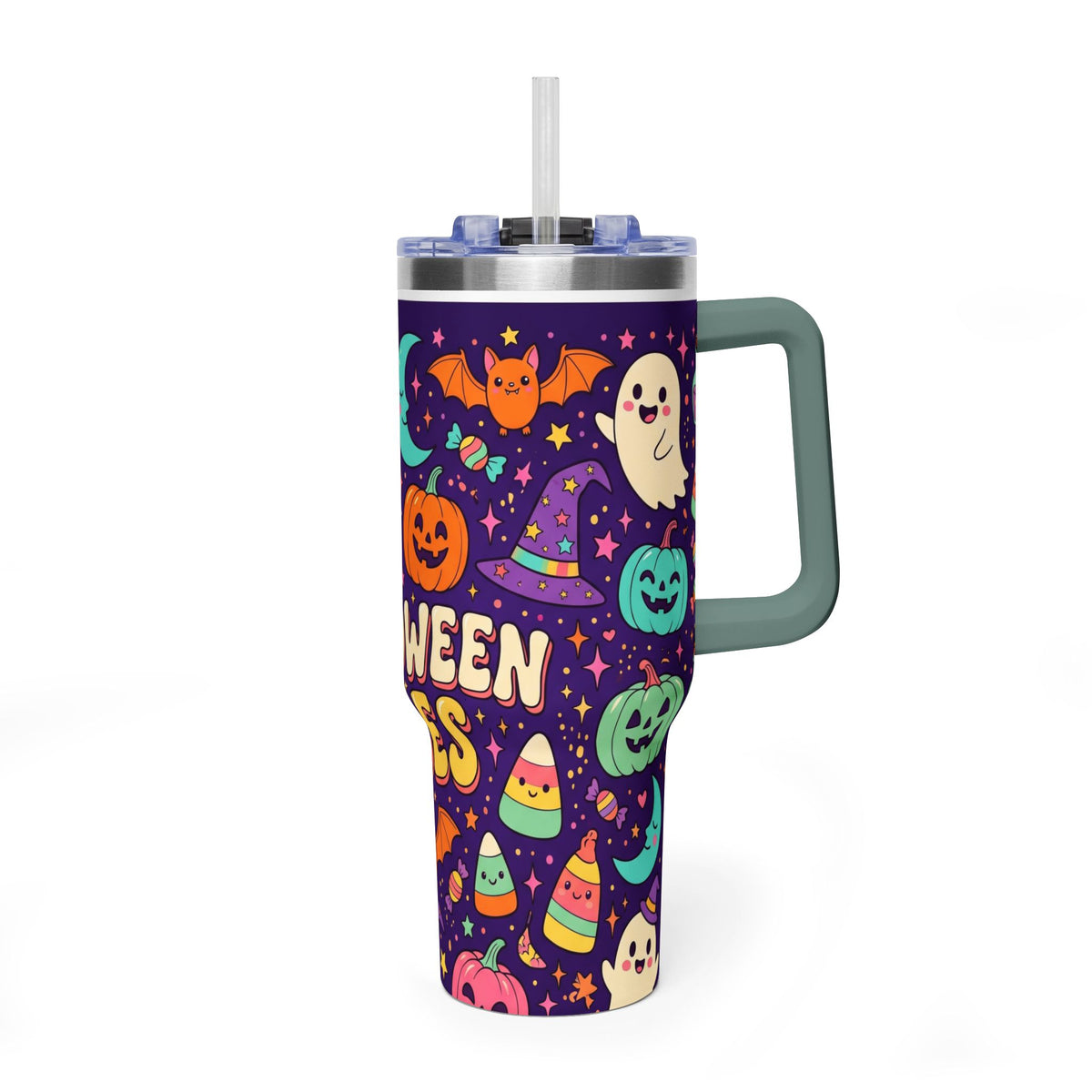 Halloween Vibes 40oz Thermal Tumbler