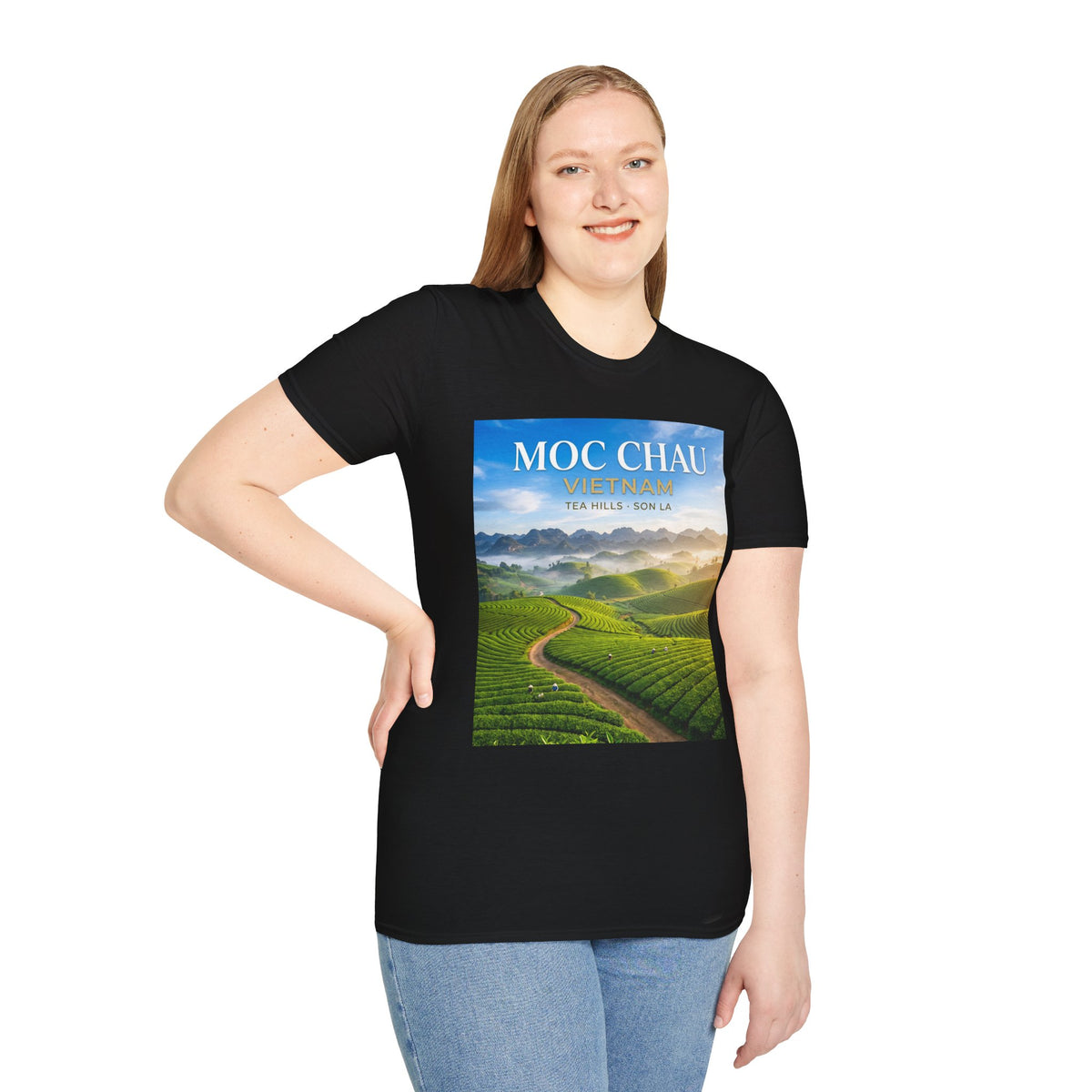 Moc Chau Vietnam Tee – Tea Hills of Son La Scenic Travel T-Shirt