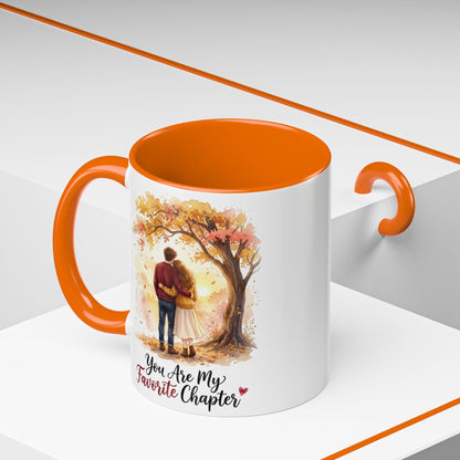 You Are My Favorite Chapter Romantic Autumn Coffee Mug