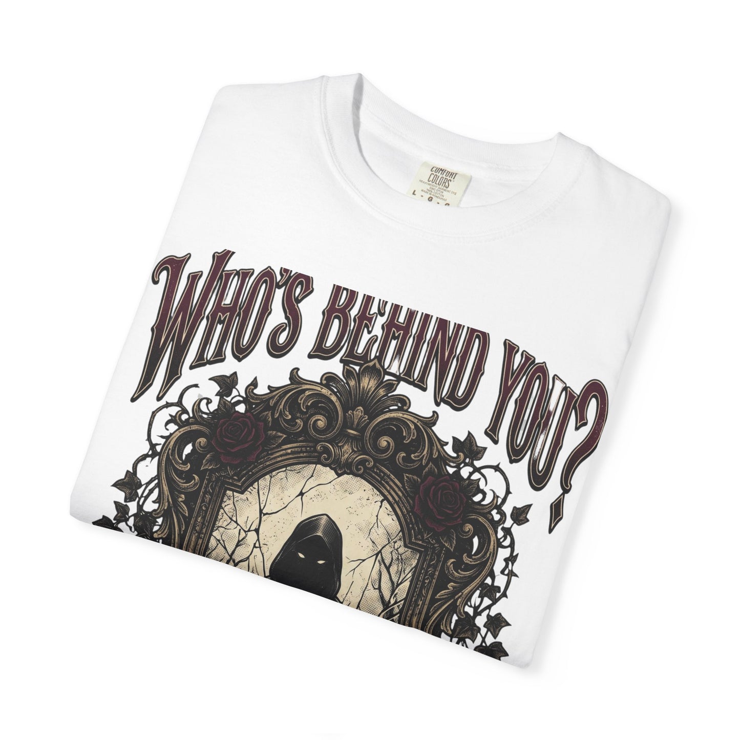 Who's Behind You? Gothic Grim Reaper T-Shirt