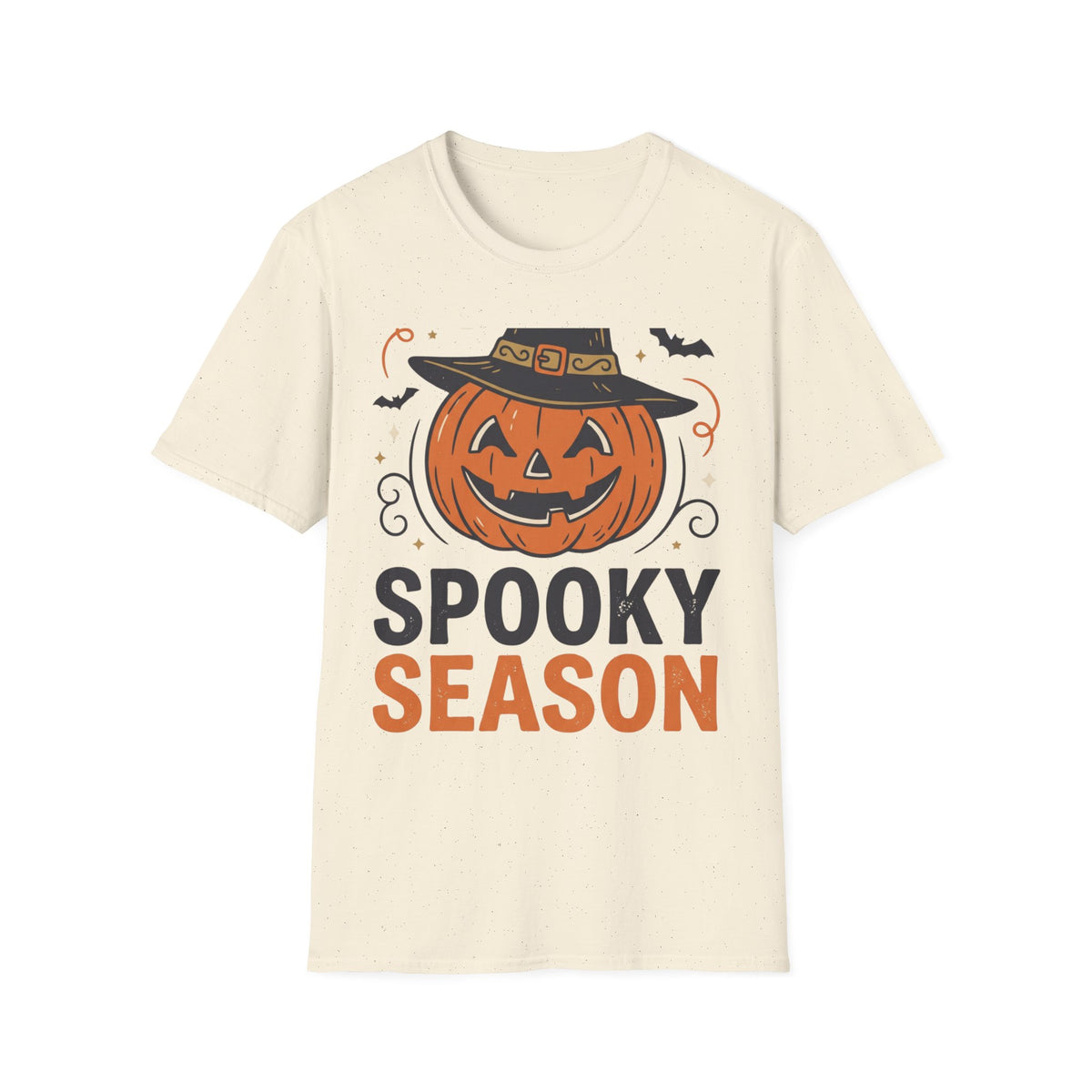 Spooky Season Pumpkin Tee — Jack-O'-Lantern Graphic Halloween T-Shirt