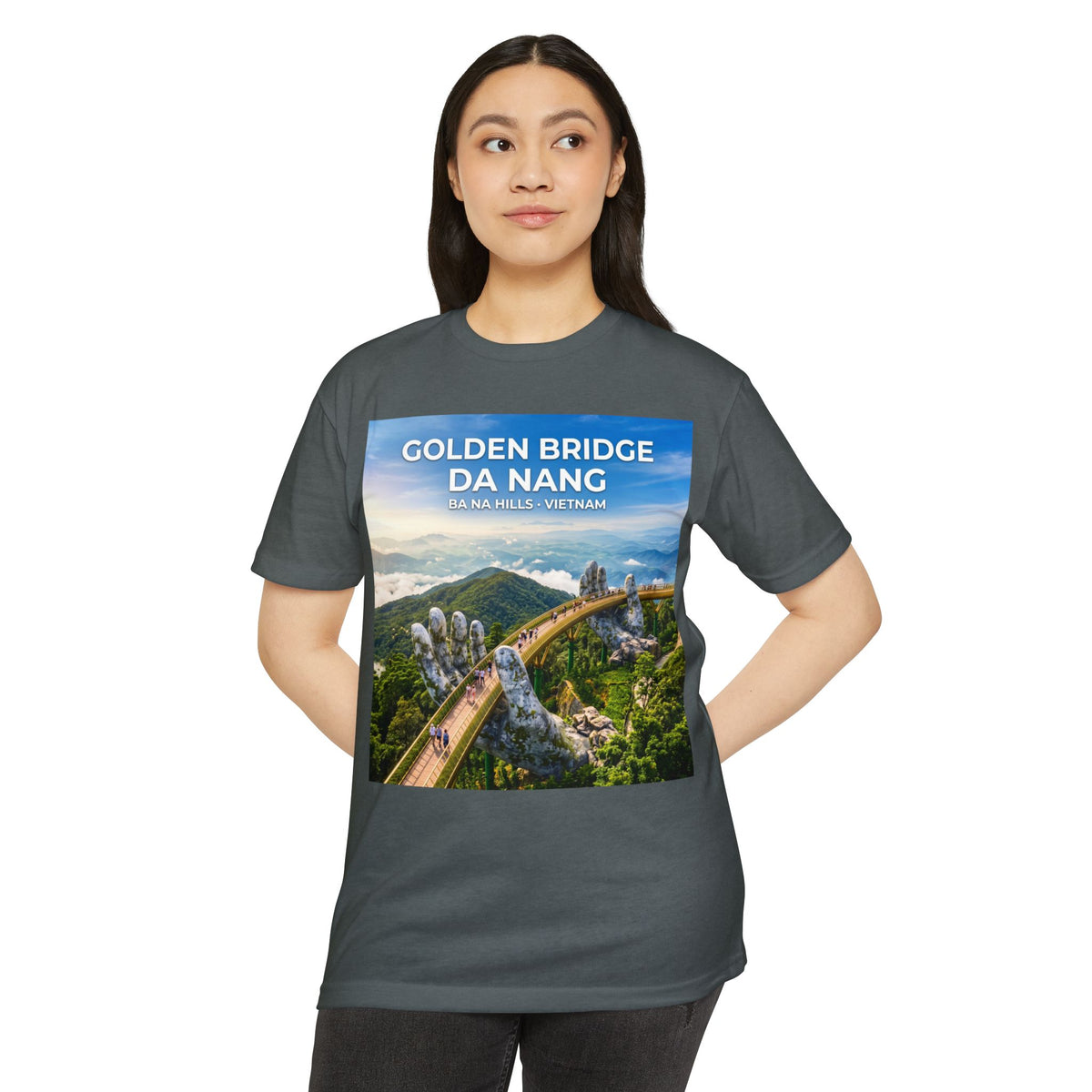 Golden Bridge Da Nang T-Shirt — Vietnam Travel Souvenir Tee