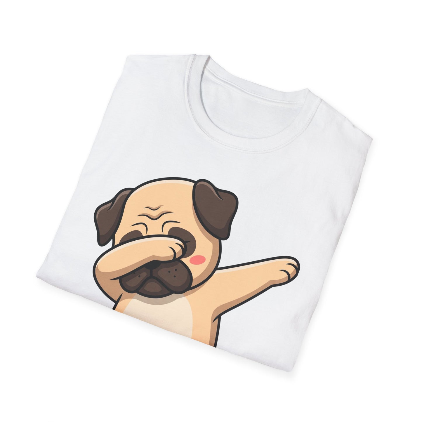 Dabbing Pug T-Shirt — Cute Dab Dog Graphic Tee