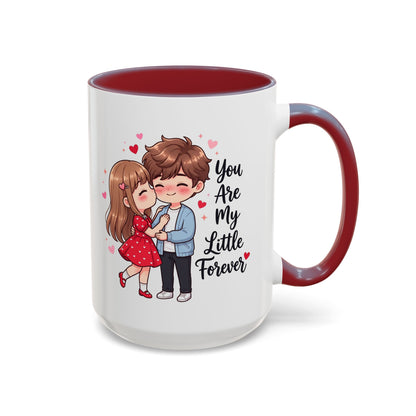You Are My Little Forever Romantic Couple Coffee Mug