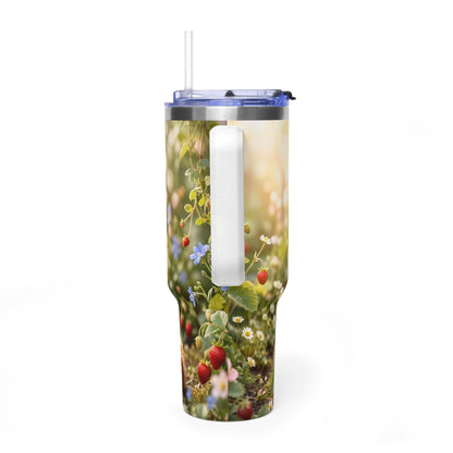 Little Paws Big Love Red Panda 40oz Vacuum Thermal Tumbler