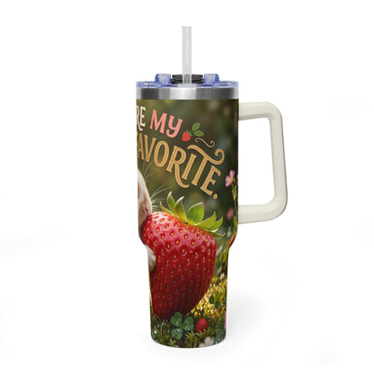 You Are My Berry Favorite Bunny 40oz Thermal Tumbler