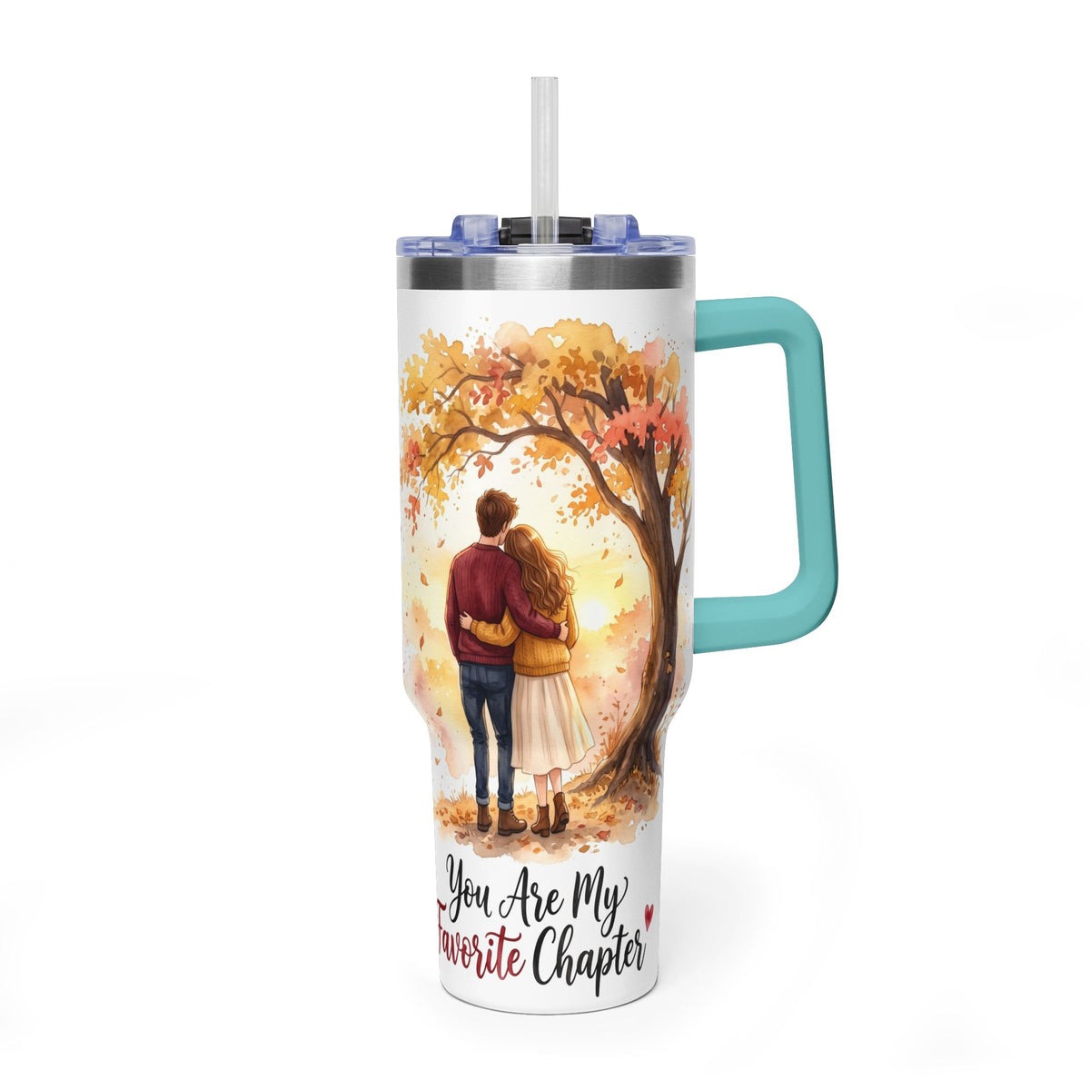 40oz Tumbler – You Are My Favorite Autumn Couple Gift