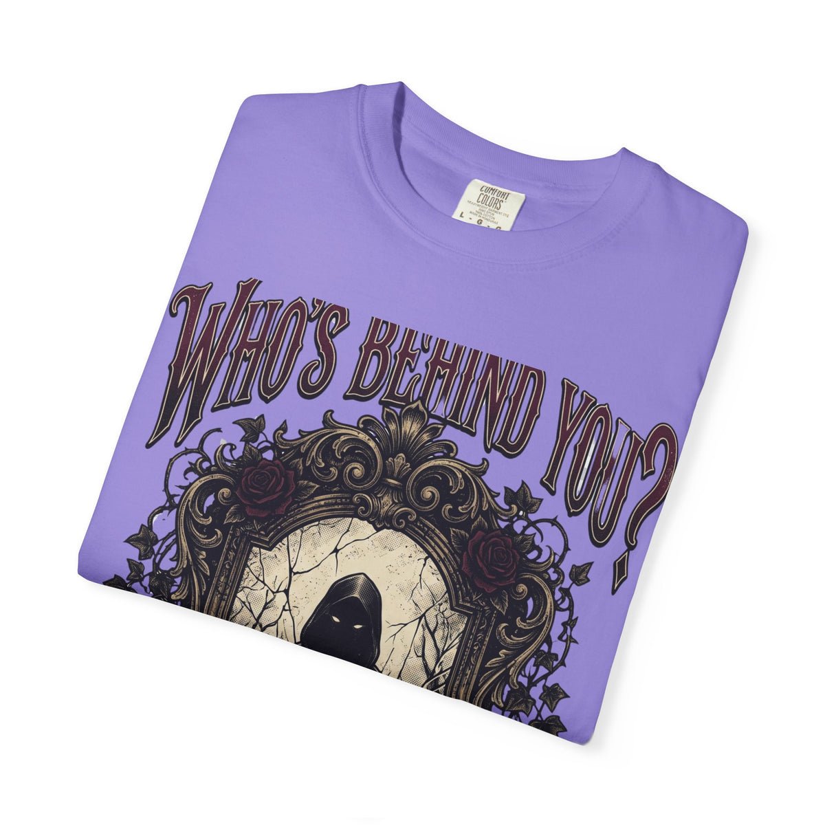 Who's Behind You? Gothic Grim Reaper T-Shirt
