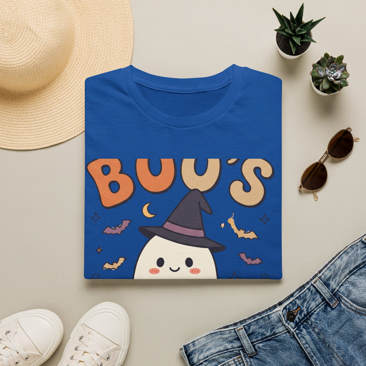 Halloween Ghost T-Shirt — "Boo's Spooky" Cute Witch Ghost Graphic