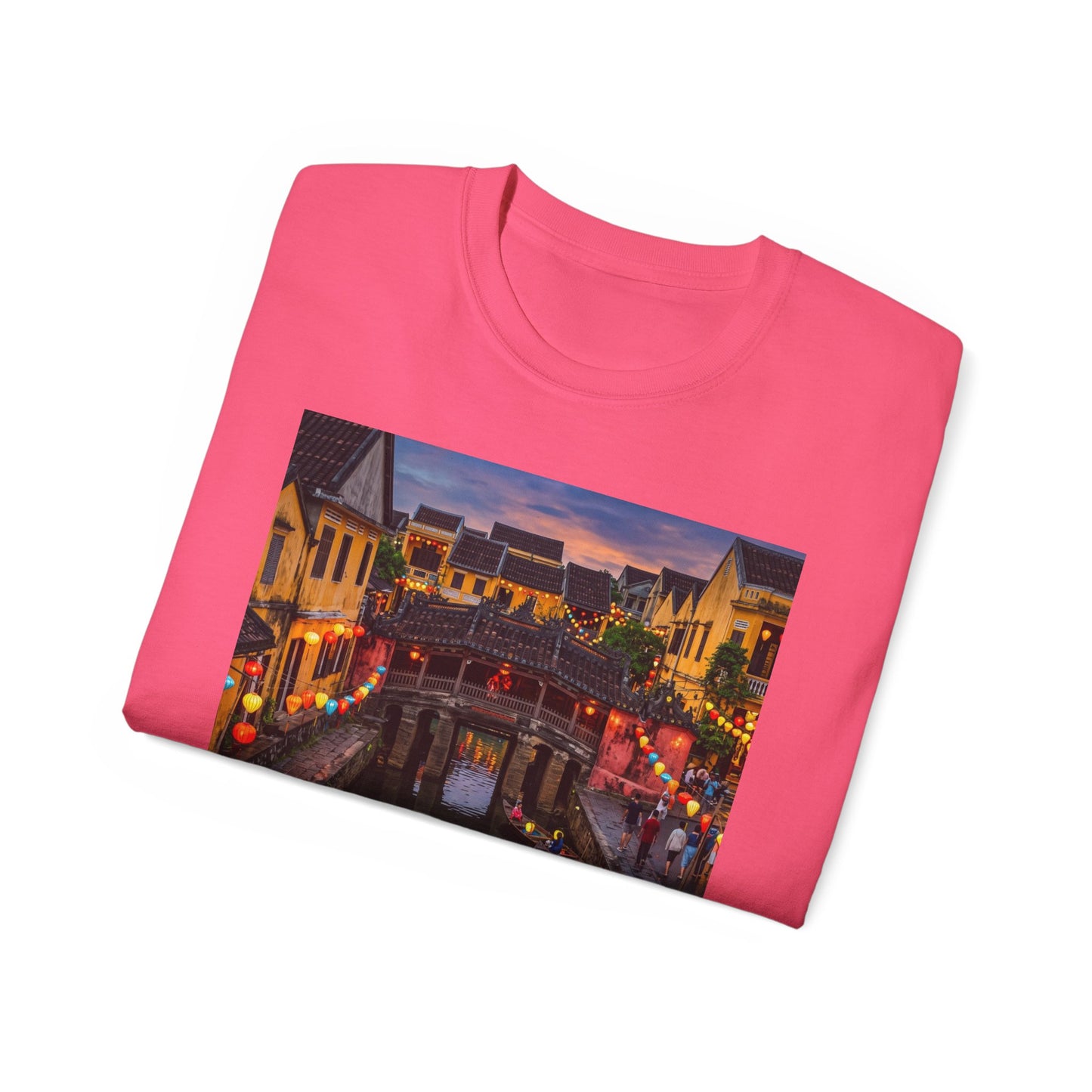 Hoi An Vietnam Travel T-Shirt — Ancient Town Night Scene Tee
