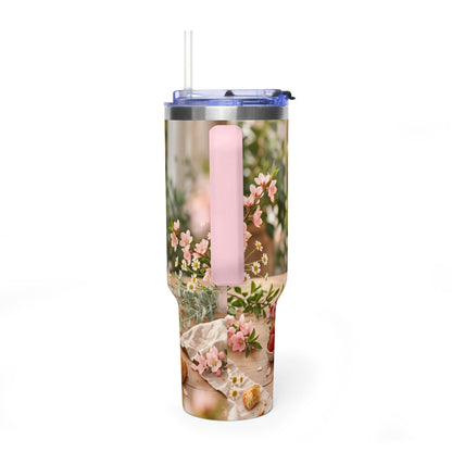 You Make Life Peachy Cat Ice Cream 40oz Tumbler