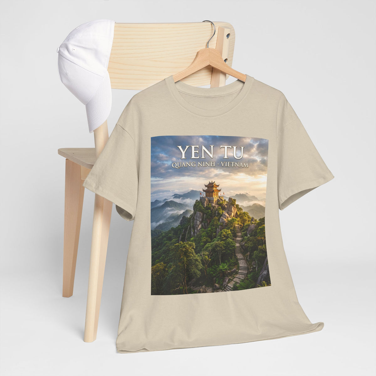Yen Tu Mountain Scenic Tee – 'YEN TU: Listen to the Silence' Travel Photography T-Shirt