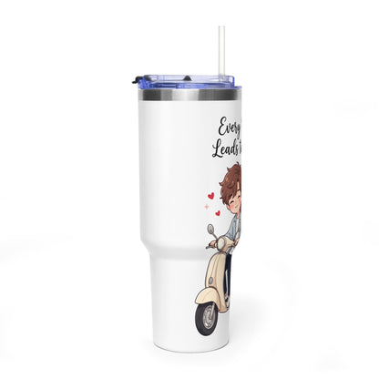 Everyday Leader Scooter Girl 40oz Thermal Tumbler