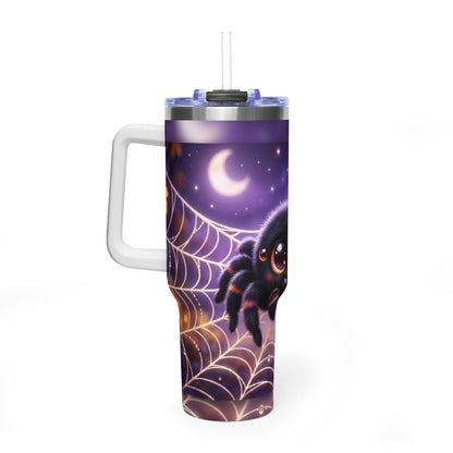 40oz Spider Web Moon Tumbler