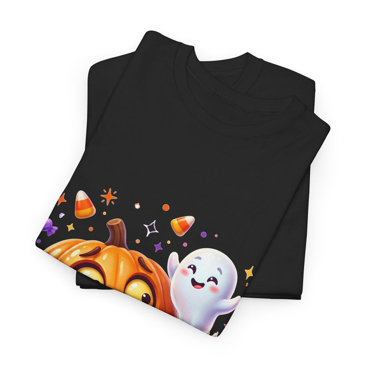 Halloween Pumpkin & Friendly Ghost T-Shirt