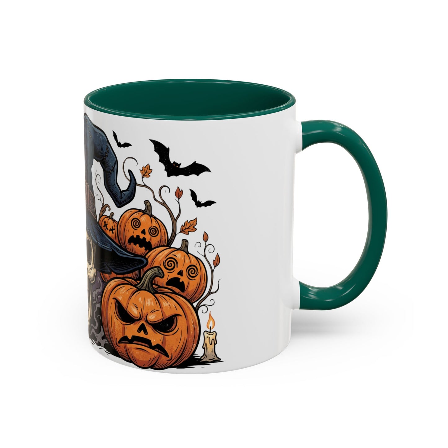 Halloween Skull & Jack-o'-Lantern Mug (11oz/15oz)