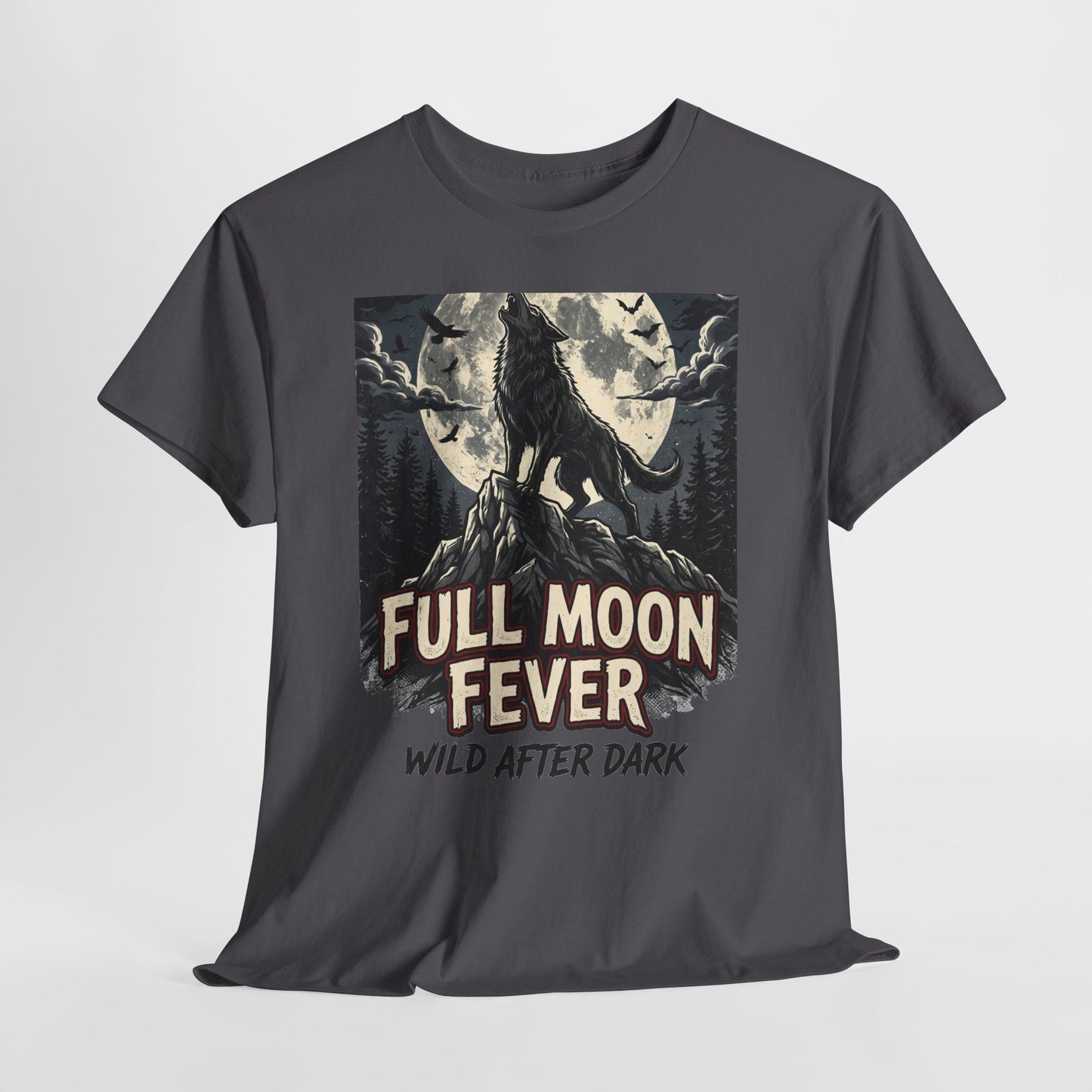 Full Moon Fever Wolf T-Shirt — 'Wild After Dark' Graphic Tee