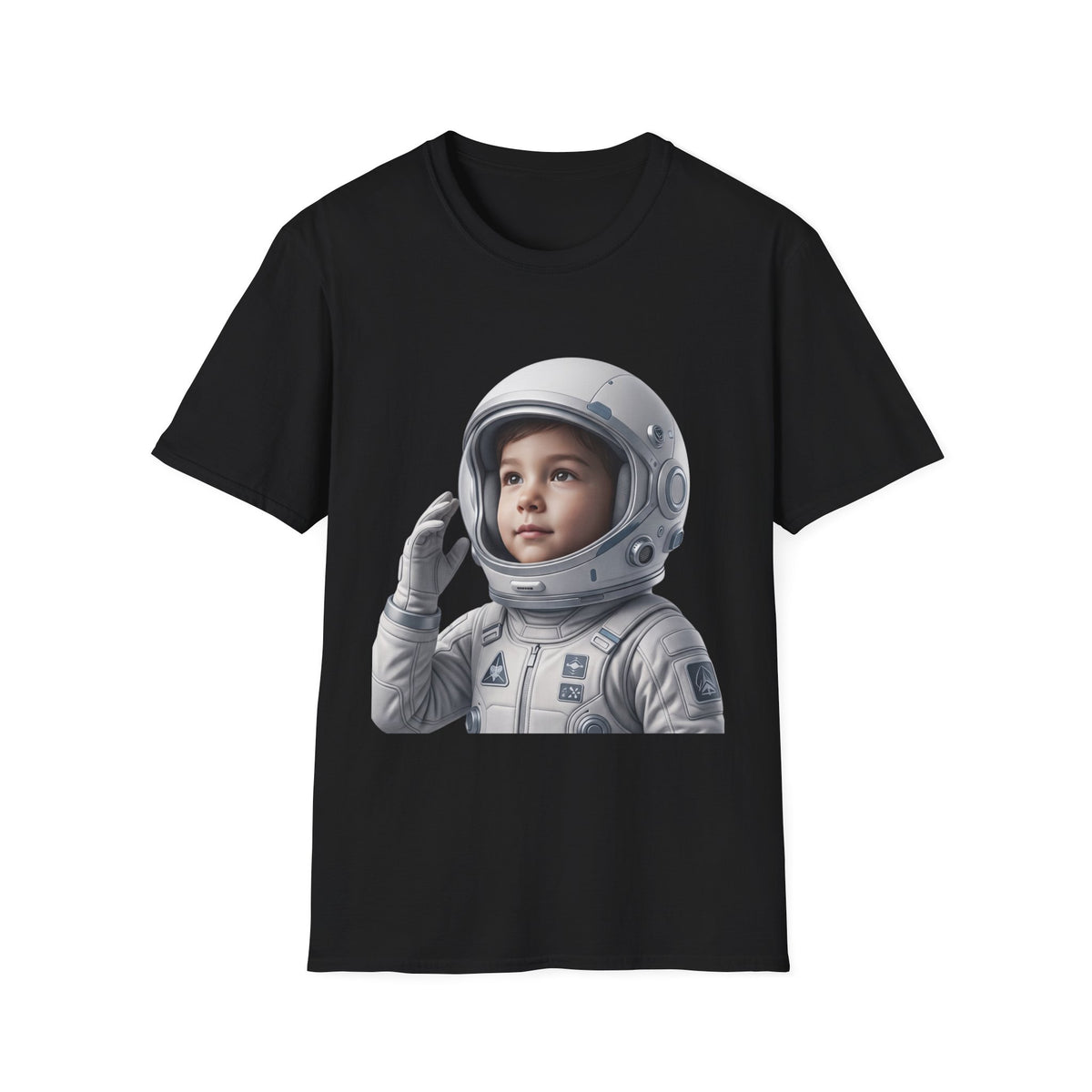 Astronaut Kid T-Shirt — Cute Space Helmet Graphic Tee for Space Lovers