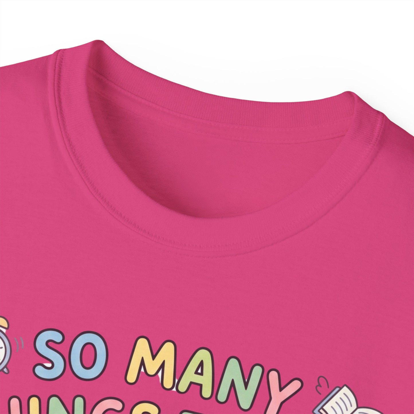 So Many Things To Do! Cat T-Shirt — Cute Stressed Kitty Graphic Tee