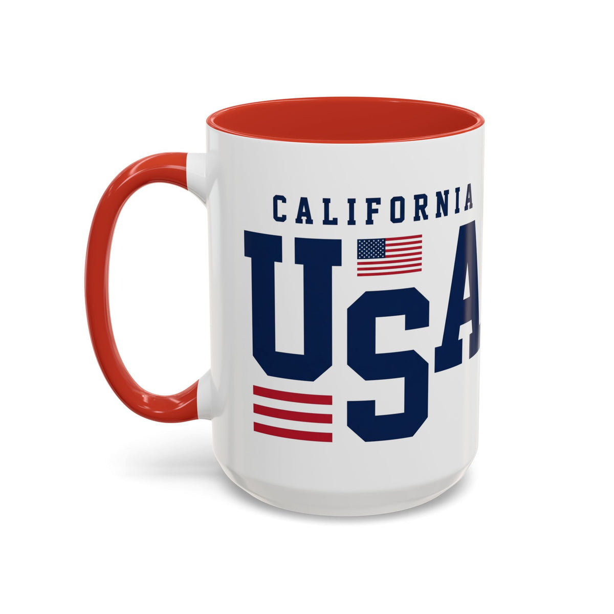 USA California Coffee Mug — Patriotic Accent 11/15oz