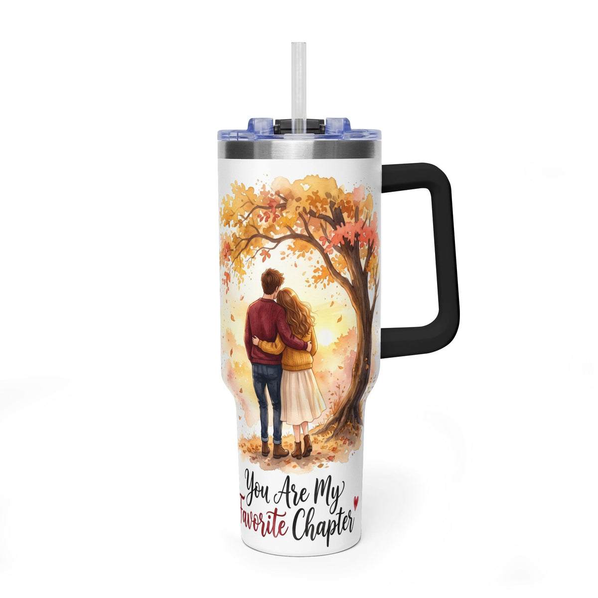 40oz Tumbler – You Are My Favorite Autumn Couple Gift