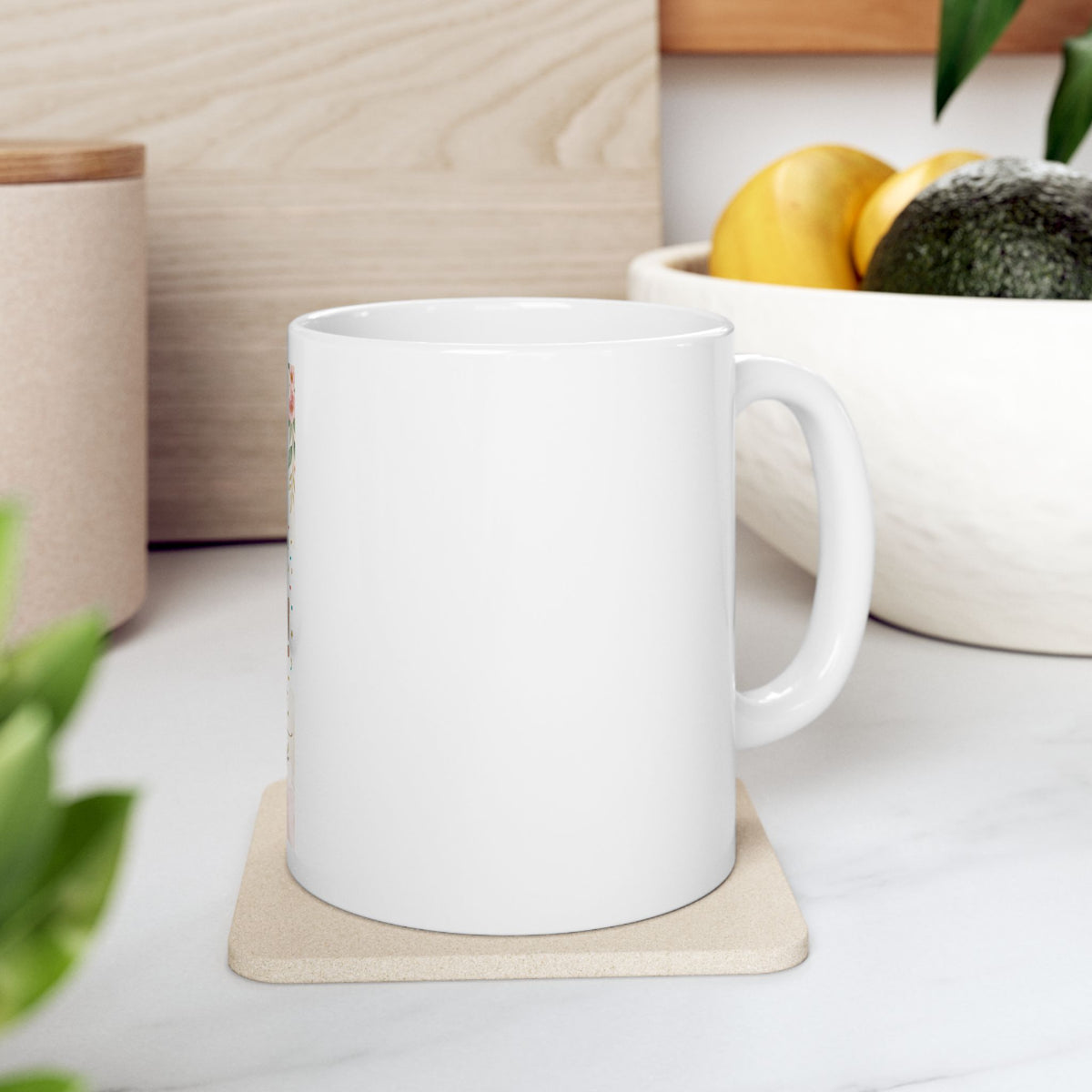 Graduation Mug - "She Did It!" Floral Celebration Ceramic Coffee Cup (11oz & 15oz)