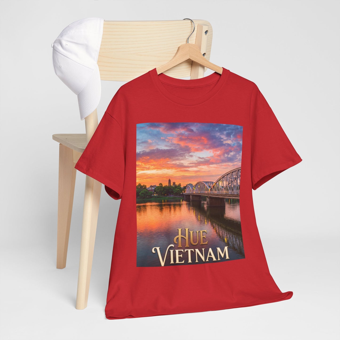 Hue Vietnam Sunset T-Shirt - Scenic Travel Souvenir Tee