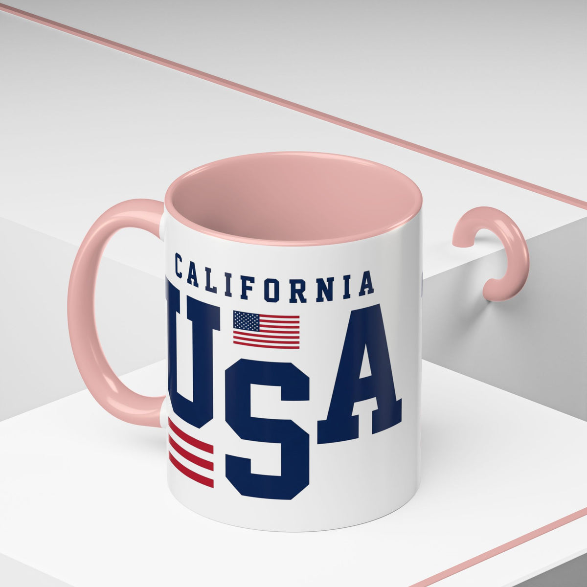 USA California Coffee Mug — Patriotic Accent 11/15oz