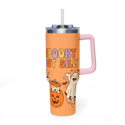 Spooky But Cute Halloween Ghosts 40oz Thermal Tumbler