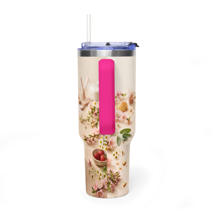 You Make Life Peachy Cat 40oz Travel Tumbler