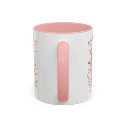 Peach Drink Bunny Mug — Cute Kawaii Coffee Tea Cup (11/15oz)
