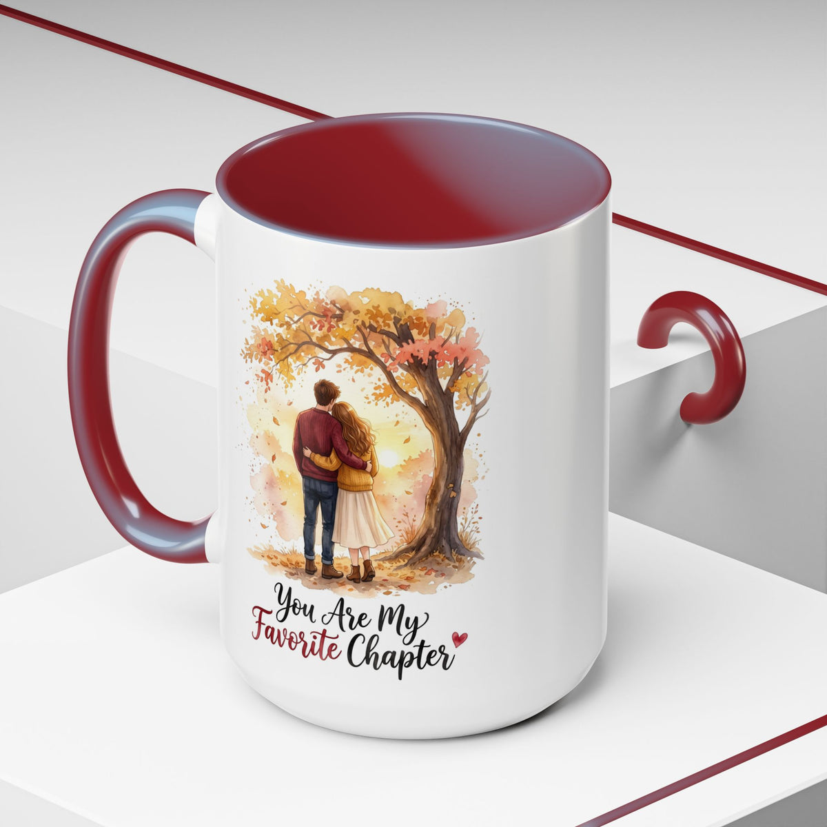 You Are My Favorite Chapter Romantic Autumn Coffee Mug
