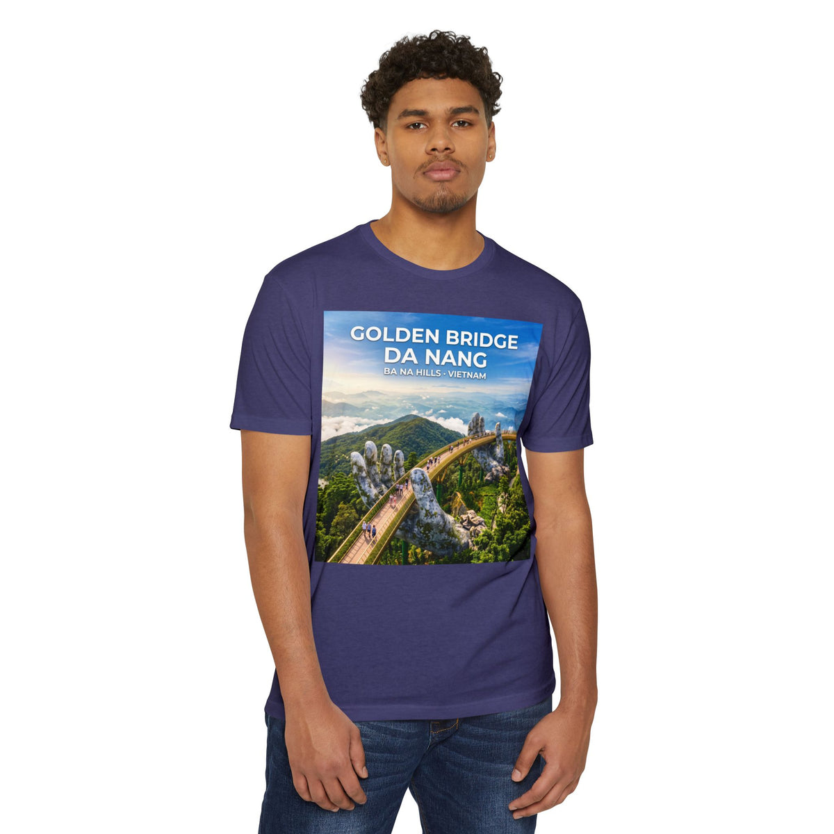 Golden Bridge Da Nang T-Shirt — Vietnam Travel Souvenir Tee