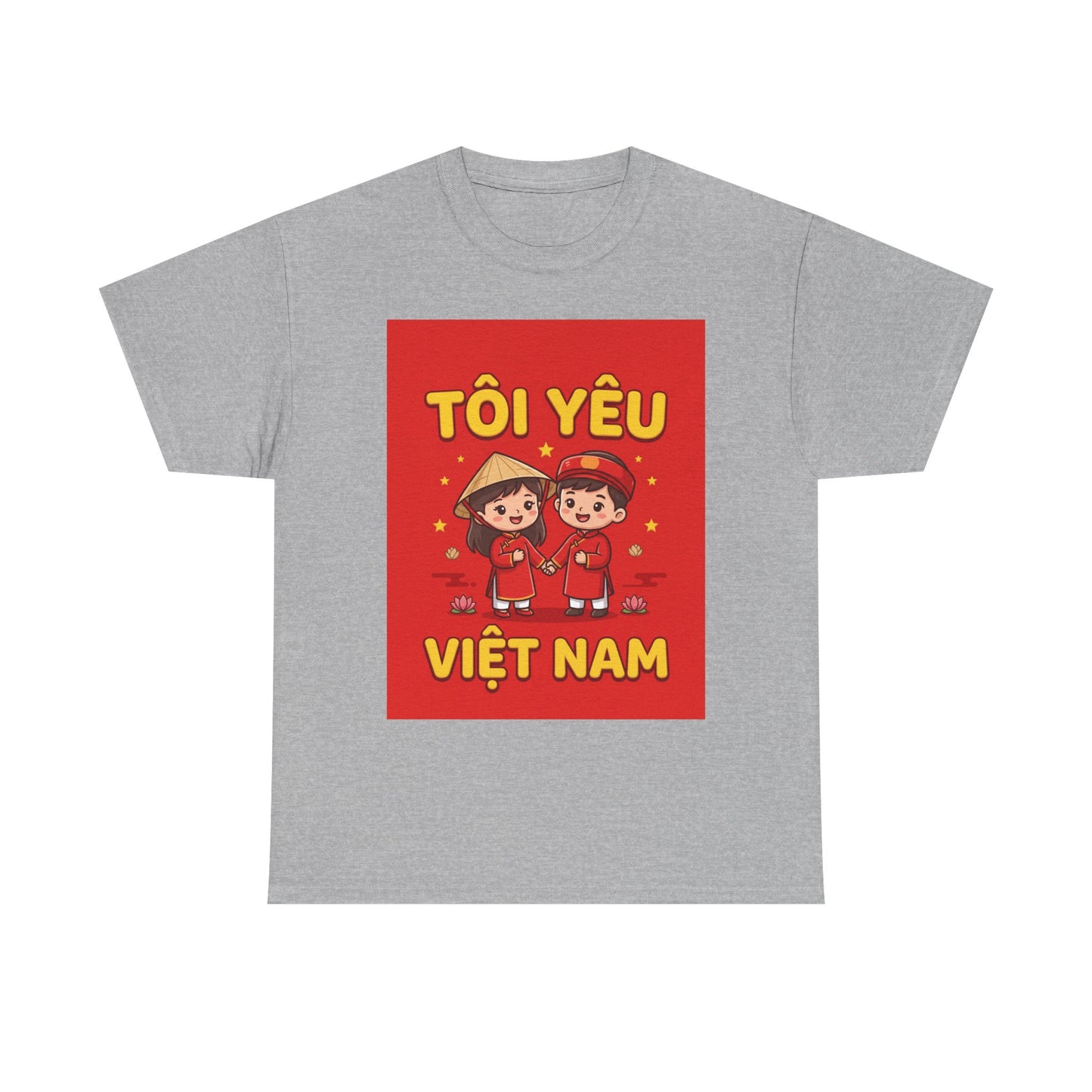 T-Shirt - "Tôi Yêu Việt Nam" Cute Couple Vietnam Pride Tee