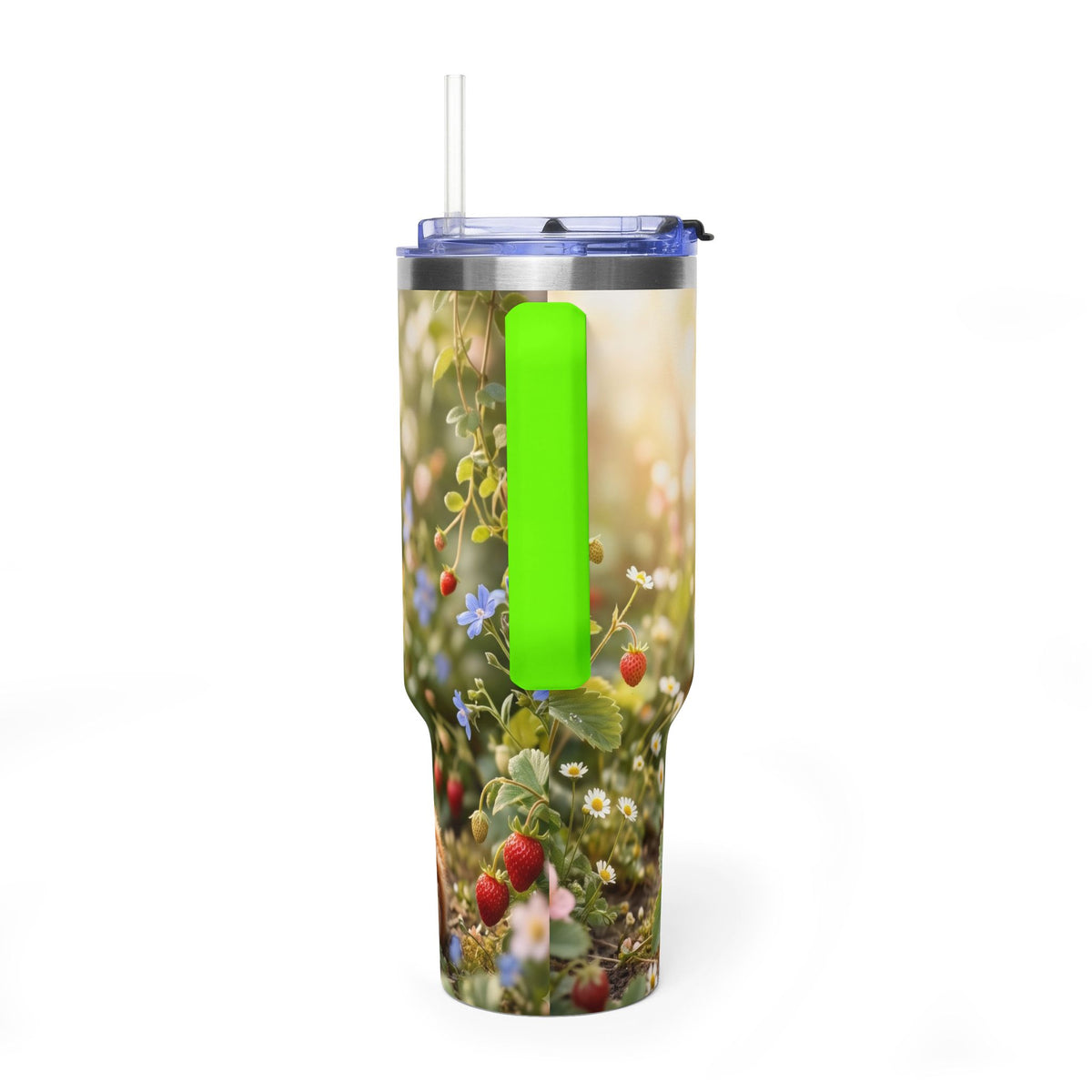 Little Paws Big Love Red Panda 40oz Vacuum Thermal Tumbler