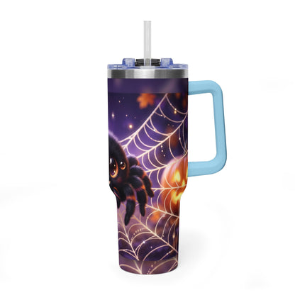 40oz Spider Web Moon Tumbler