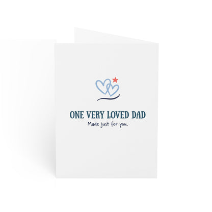 Amazing Dad Greeting Card – One Very Loved Dad Father's Day Card
