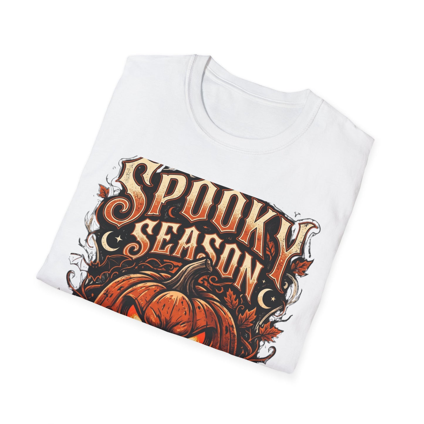 Spooky Season T-Shirt — Vintage Jack-O'-Lantern Halloween Tee