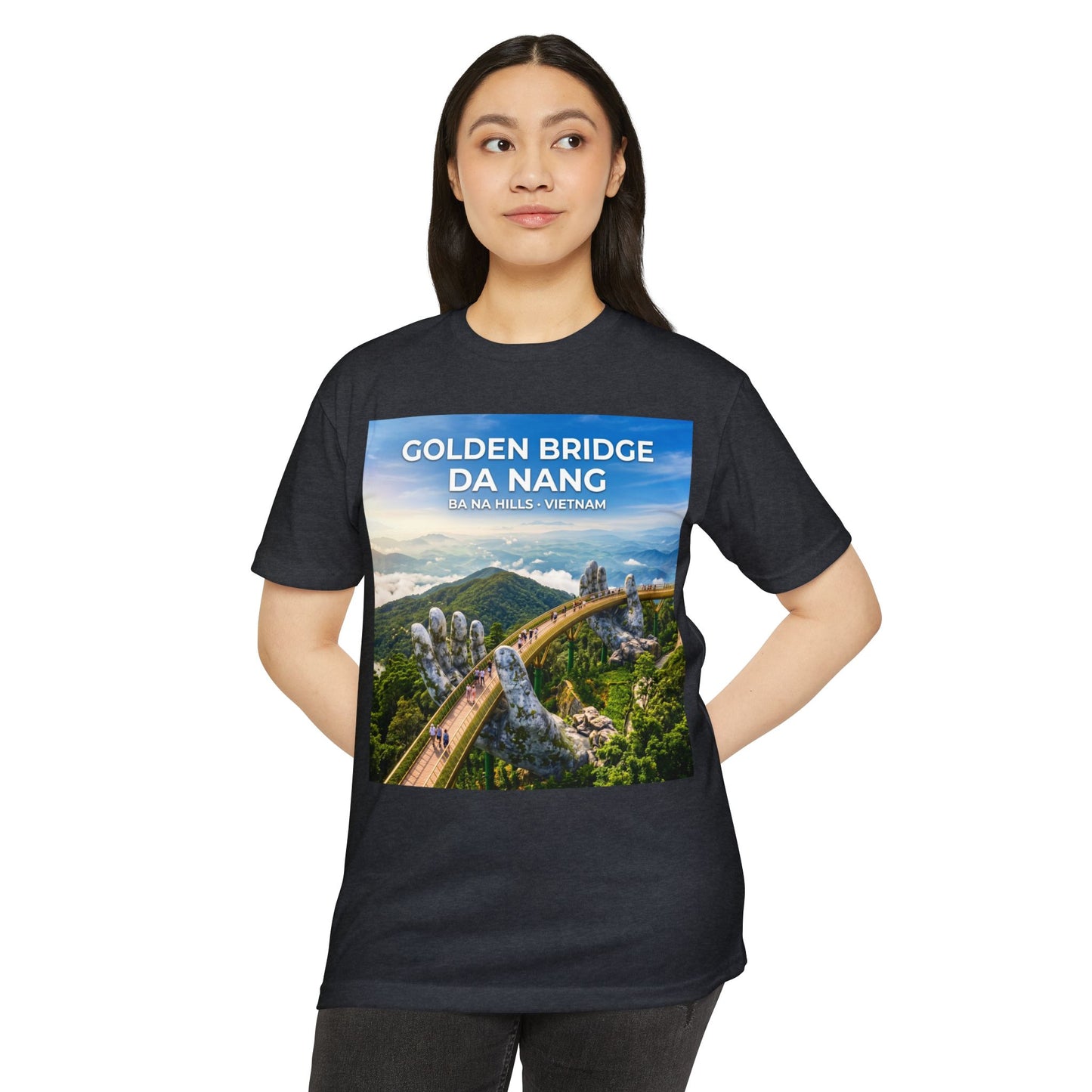 Golden Bridge Da Nang T-Shirt — Vietnam Travel Souvenir Tee